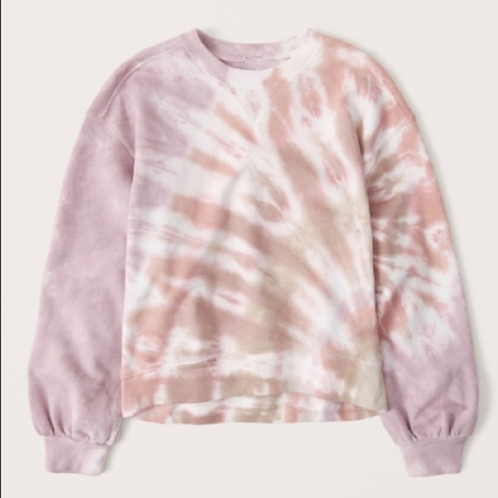 Abercrombie Tie Dye Crewneck Sweatshirt
